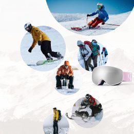 slidinėjimo akiniai vaikams (vidutinio/didelų gabaritų versija vaikams)