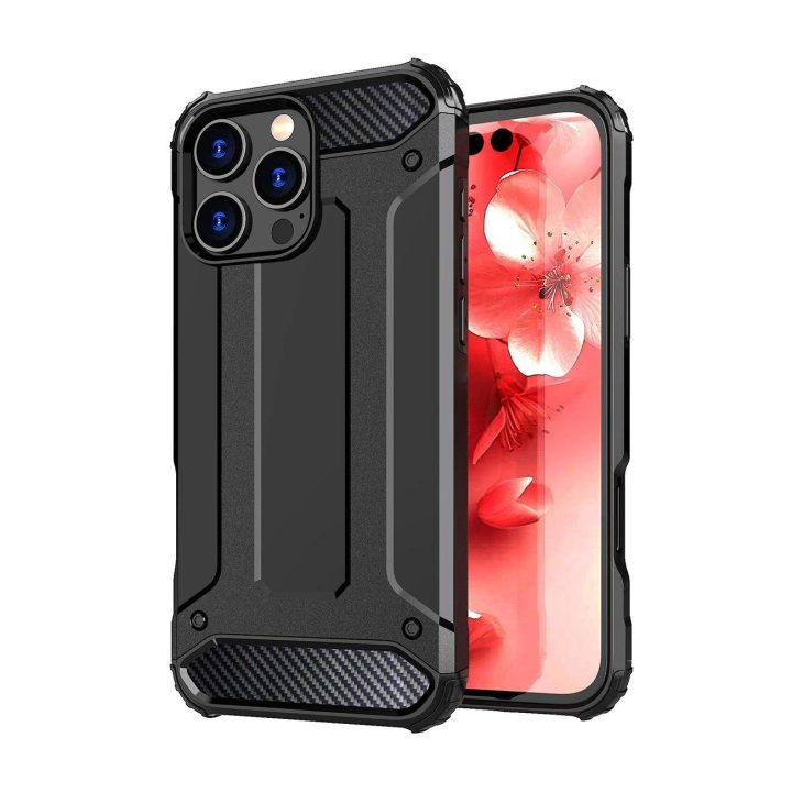 apsauginis dėklas iPhone 16 Pro - juodas