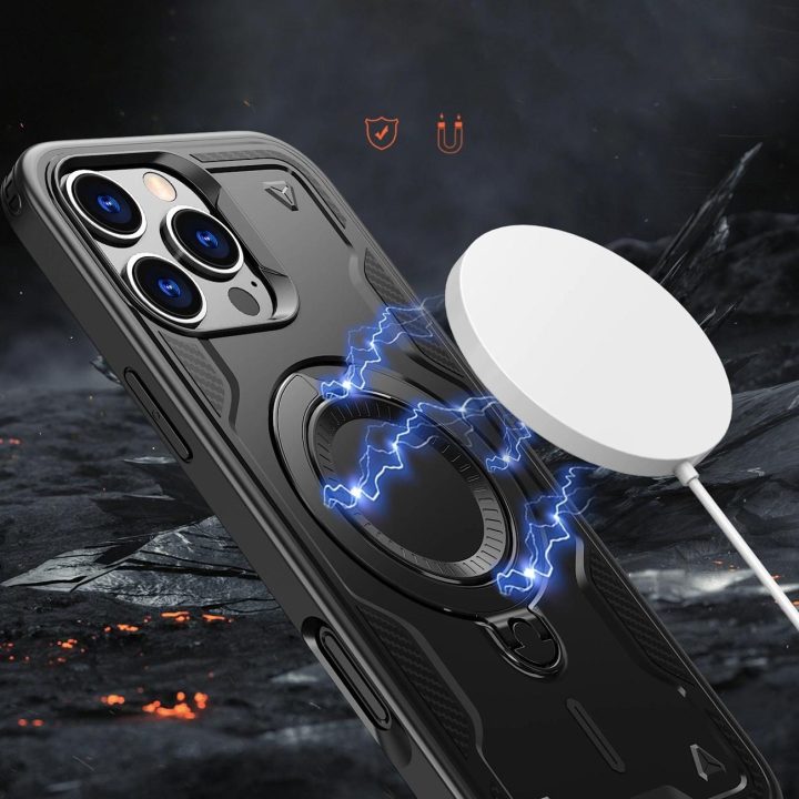 dėklas su MagSafe“ iPhone 16 Pro Max“ - juodas