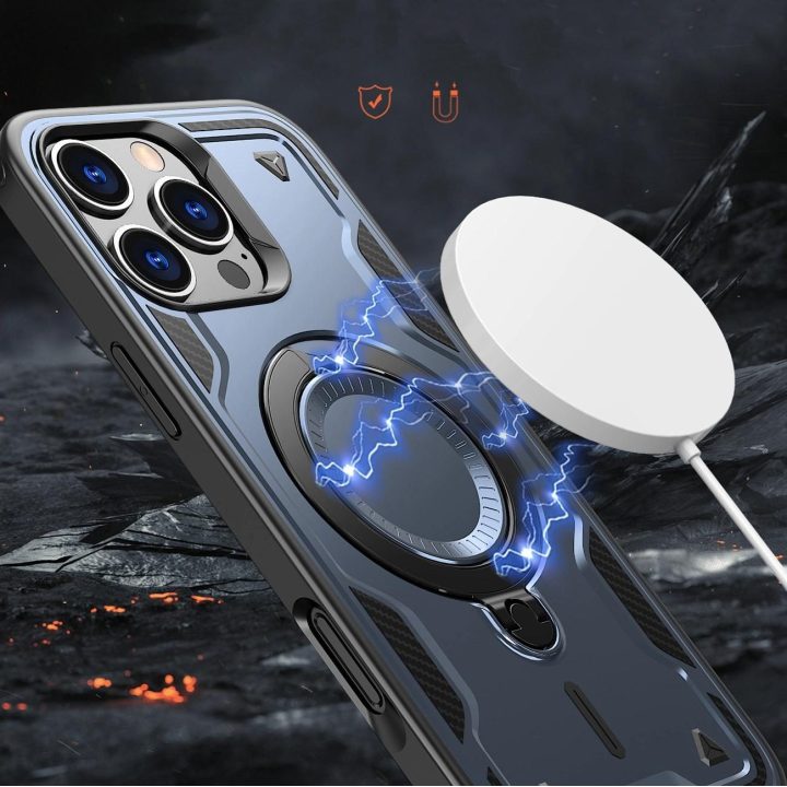 dėklas su MagSafe“ sistema iPhone 16 Pro Max“ telefonui - mėlynas