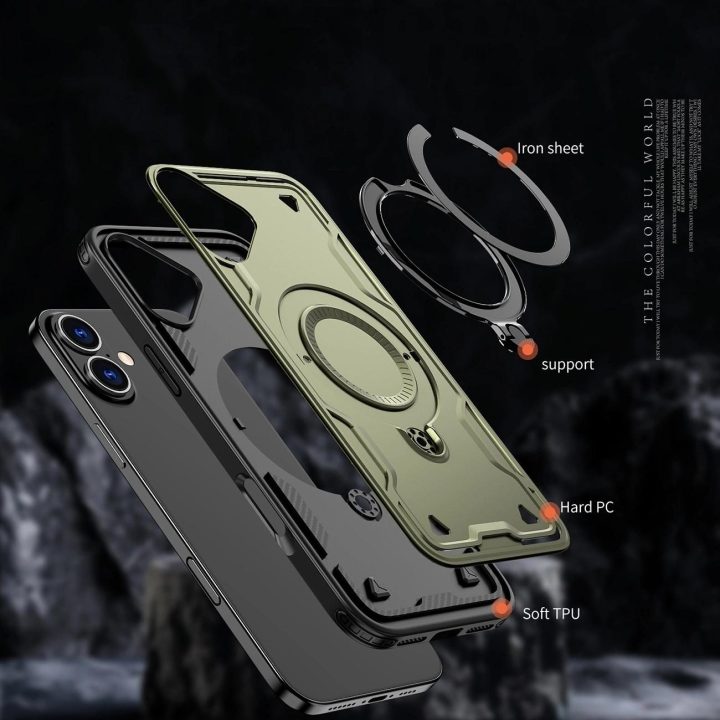 dėklas su MagSafe“ iPhone 16“ - Žalia