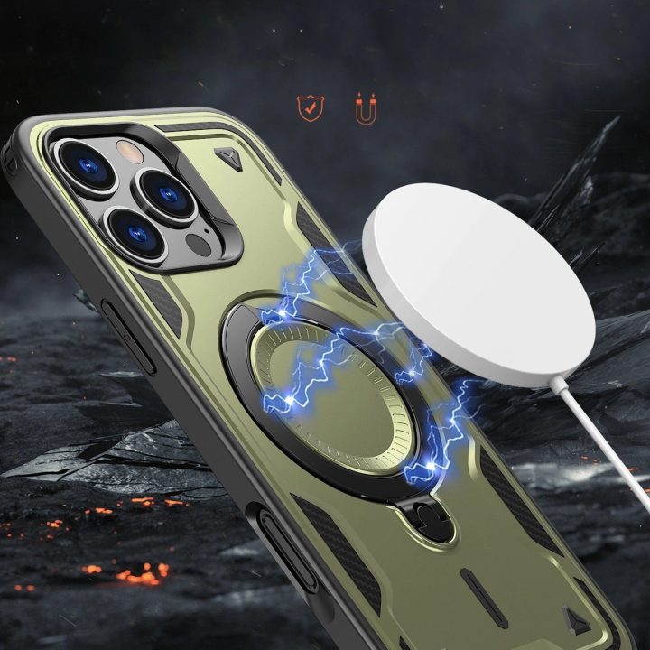 dėklas su MagSafe“ iPhone 16 Pro“ – žalias