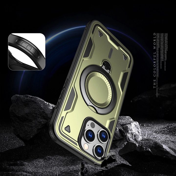 dėklas su MagSafe“ iPhone 16 Pro“ – žalias