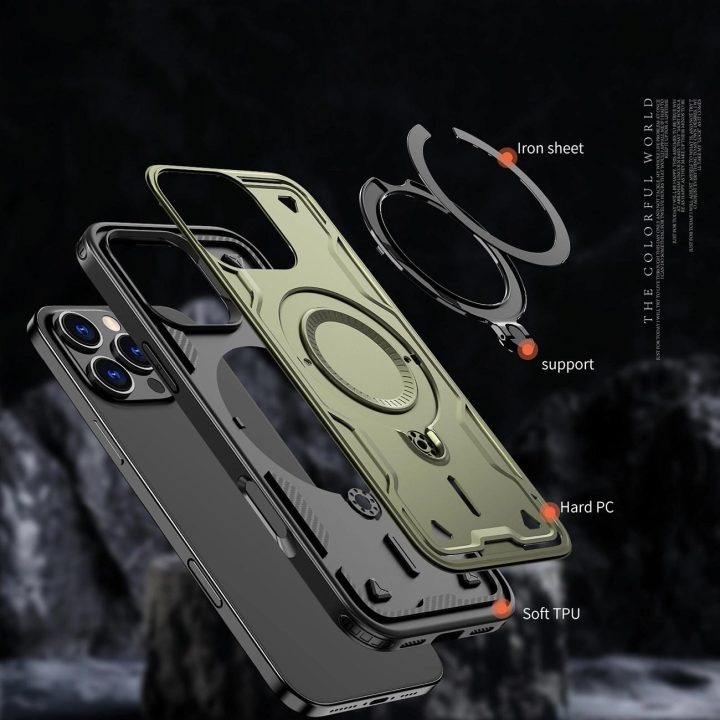 dėklas su MagSafe“ skirtas iPhone 16 Pro Max“ – žalias