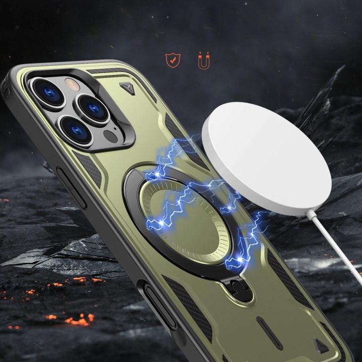 dėklas su MagSafe“ skirtas iPhone 16 Pro Max“ – žalias