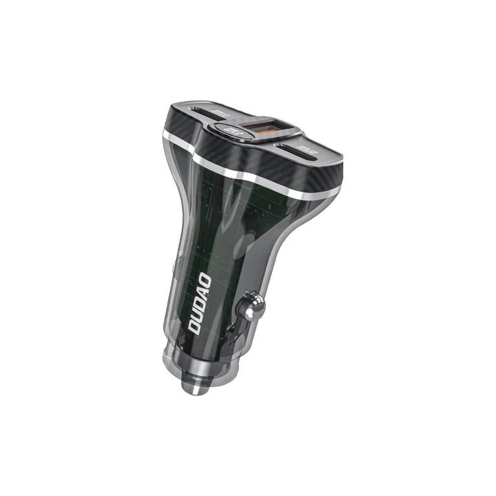 78W automobilio įkroviklis USB A QC - Juodas
