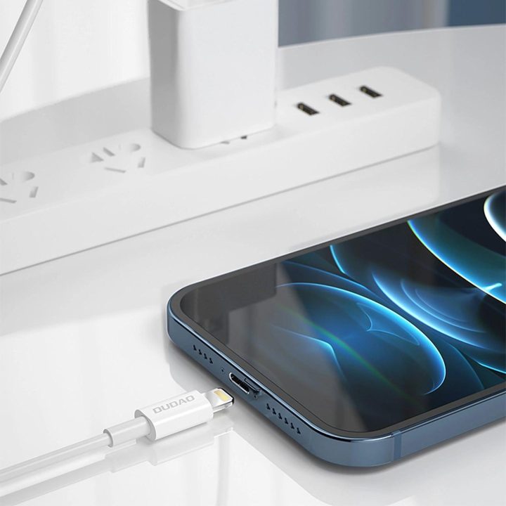 USB-C - Lightning PD 20 W“ 1 m ilgio baltas kabelis