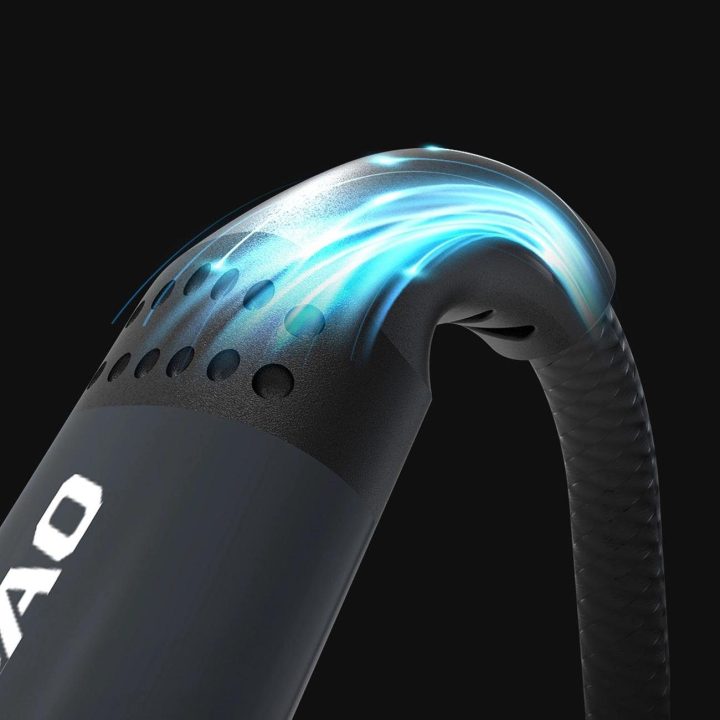 USB C 5A laidas 1,2 m pinti – juodi