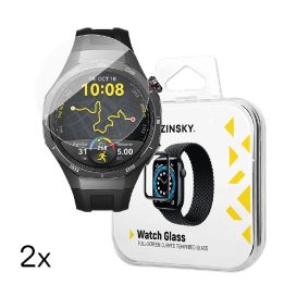 pilnai klijuotas grūdintas stiklas Huawei Watch GT 5 / GT 5 Pro / GT 4 / GT 4 Pro / GT 3 / GT 3 Pro 46mm“ (2 vnt.)