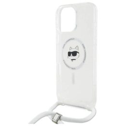 Karl Lagerfeld IML Magsafe iPhone 16 Pro dėklas – skaidrus