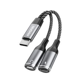 2in1 USB-C adapteris – pilkas