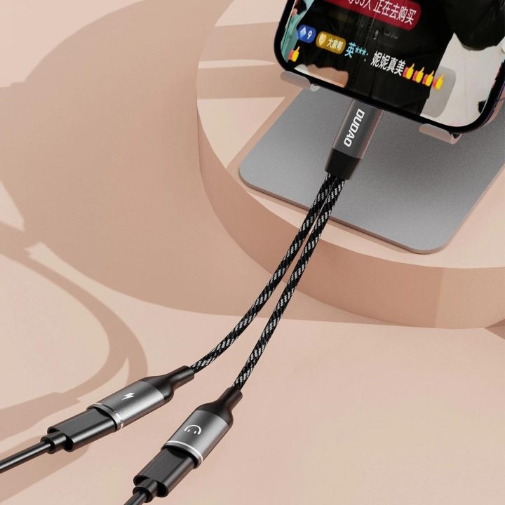 2in1 USB-C adapteris – pilkas