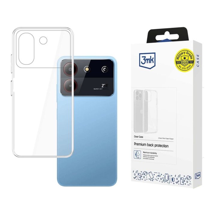 permatomas dėklas ZTE Blade A54 - skaidrus