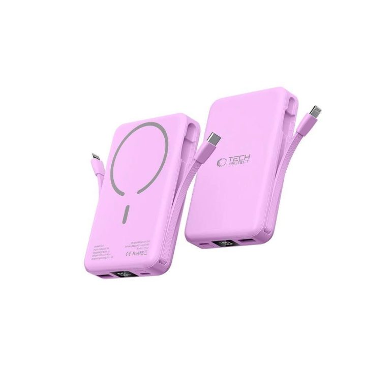 MagSafe 10000mAH nešiojama baterija – violetinė