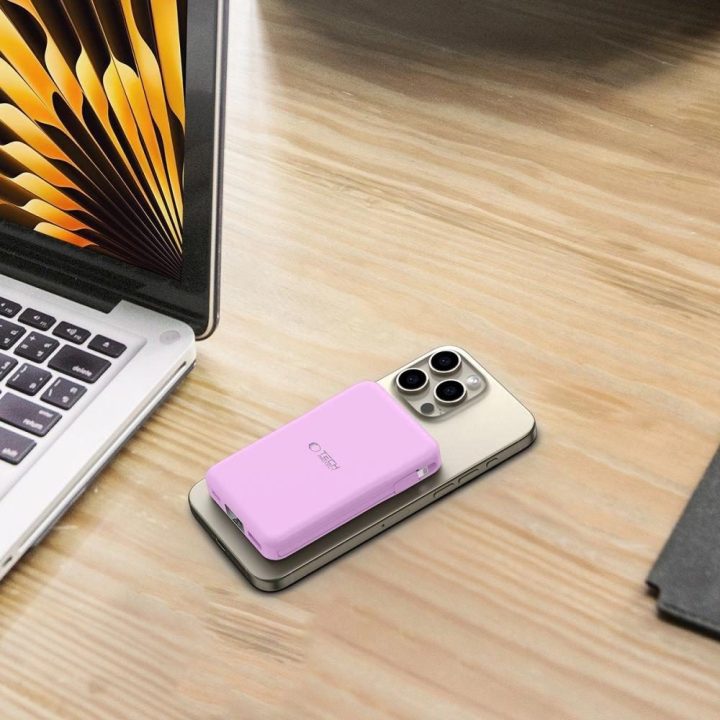 MagSafe 10000mAH nešiojama baterija – violetinė