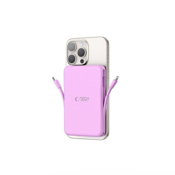 MagSafe 10000mAH nešiojama baterija – violetinė