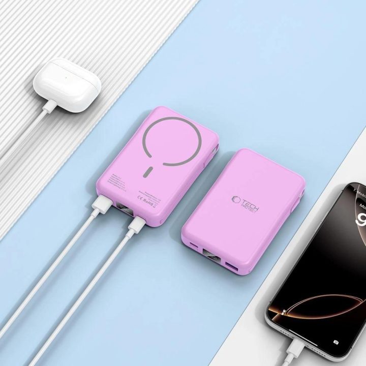 MagSafe 10000mAH nešiojama baterija – violetinė