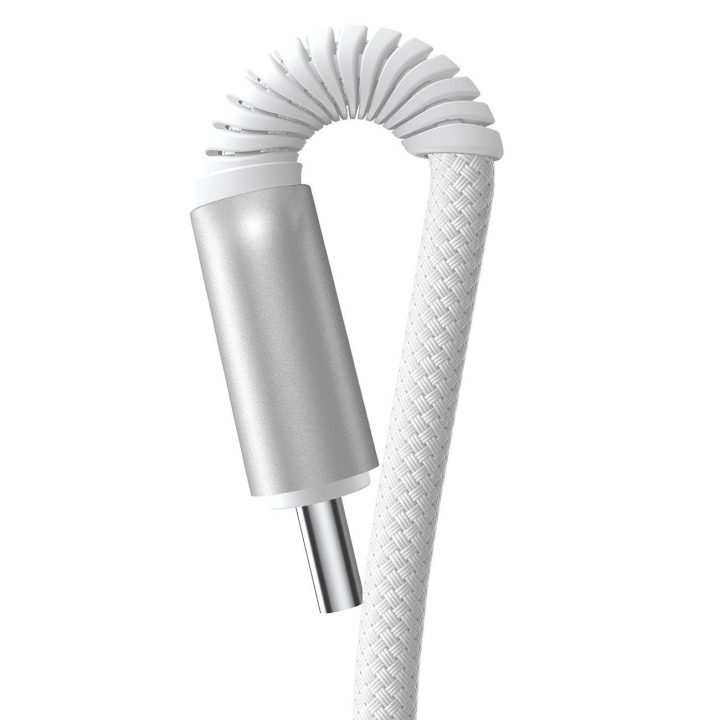 3A USB C laidas 1,2 m – pilkos spalvos