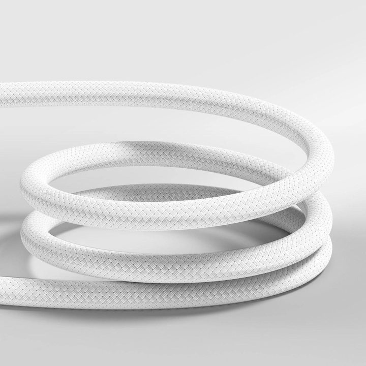 3A USB C laidas 1,2 m – pilkos spalvos