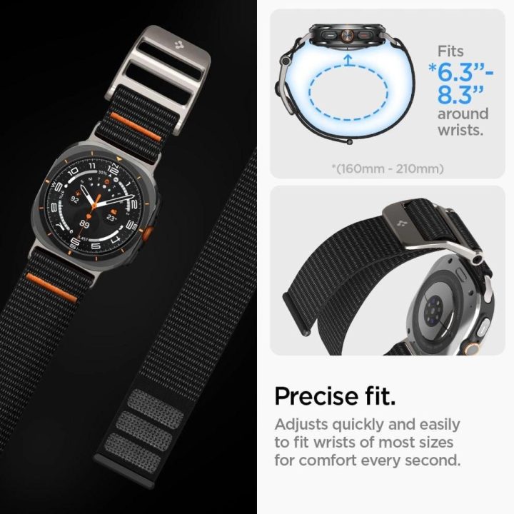 dirželis Samsung Galaxy Watch Ultra“ 47 mm - Juodas