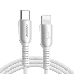 30 W USB-C – Lightning“ kabelis, 1,2 m, pilkas