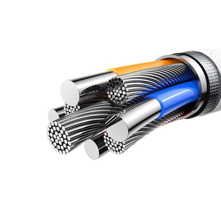 60W USB C laidas 1.2m - pilka