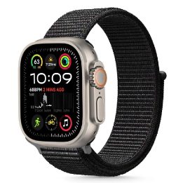 Nailono dirželis Apple Watch“ 44 / 45 / 46 / 49 mm – juodas