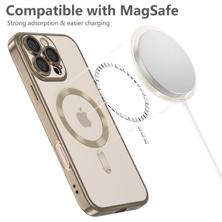 dėklas iPhone 16 Pro Max“ – auksinis