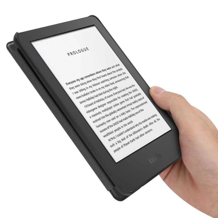 SmartCase skirta Kindle Paperwhite VI / 6 / Signature Edition - juoda