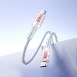 60W USB C laidas 1,2 m – baltas