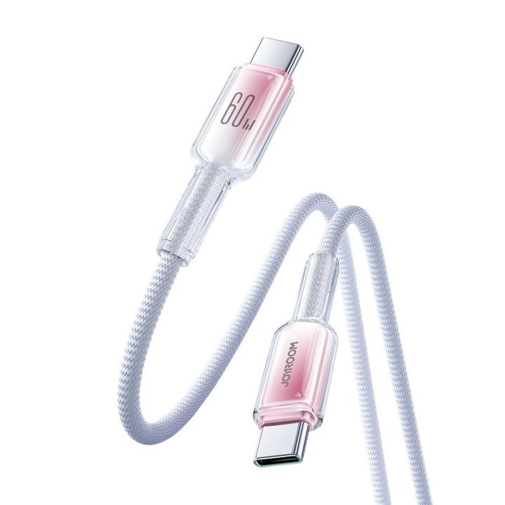 60W USB C laidas 1,2 m – baltas