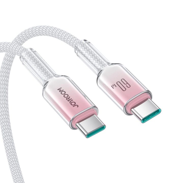 60W USB C laidas 1,2 m – baltas