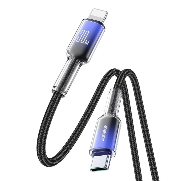 30W USB-C - įrengimo laidas 1,2 m - juodas