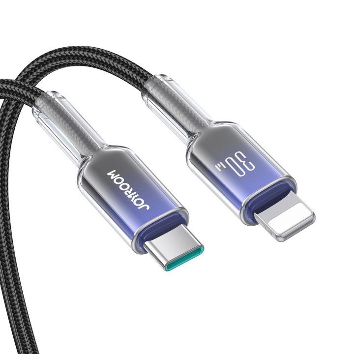 30W USB-C - įrengimo laidas 1,2 m - juodas