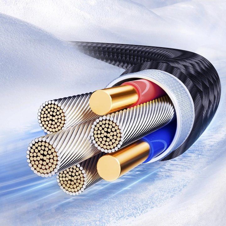 30W USB-C - įrengimo laidas 1,2 m - juodas