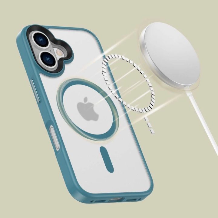 iPhone 16 dėklas – mėlynas