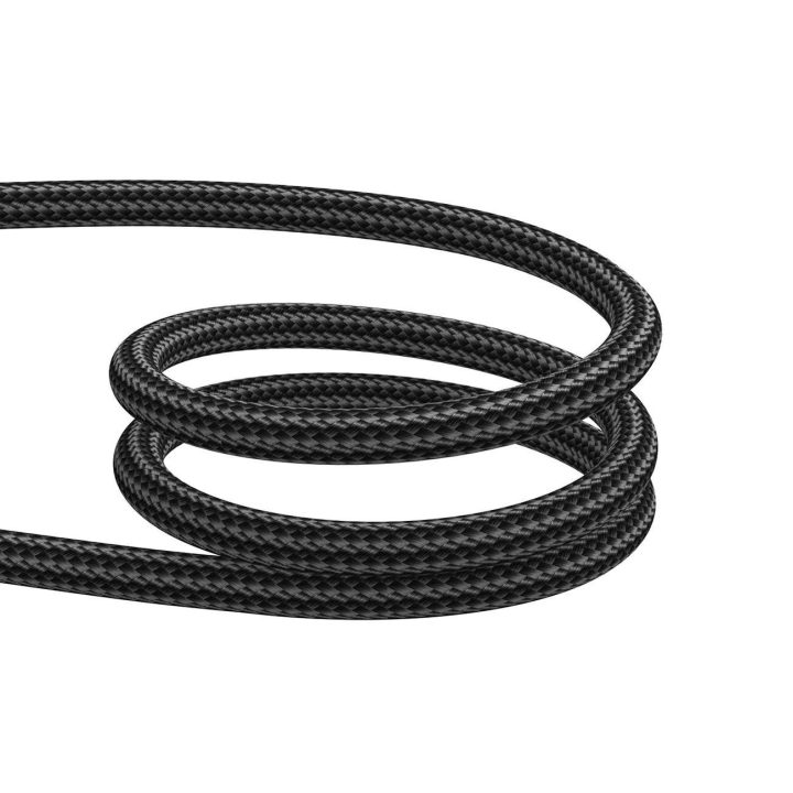 3A USB-A - Lightning kabelis 1.2m - juodas
