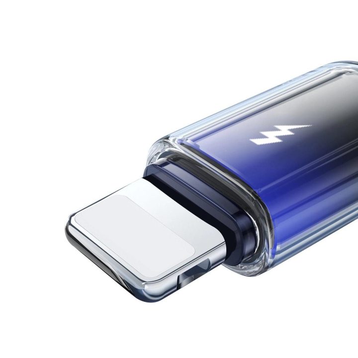 3A USB-A - Lightning kabelis 1.2m - juodas