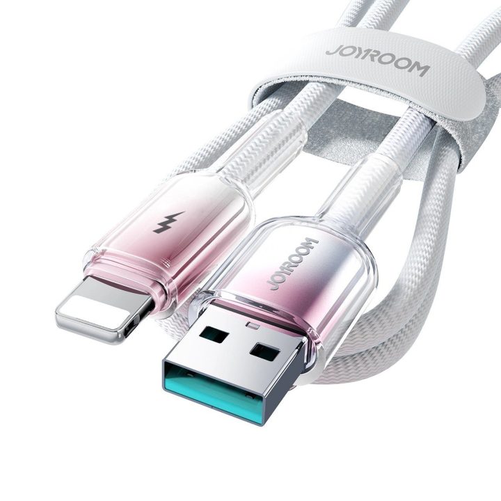3A USB-A–Lightning“ kabelis 1,2 m – baltas