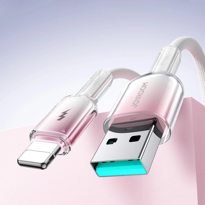 3A USB-A–Lightning“ kabelis 1,2 m – baltas