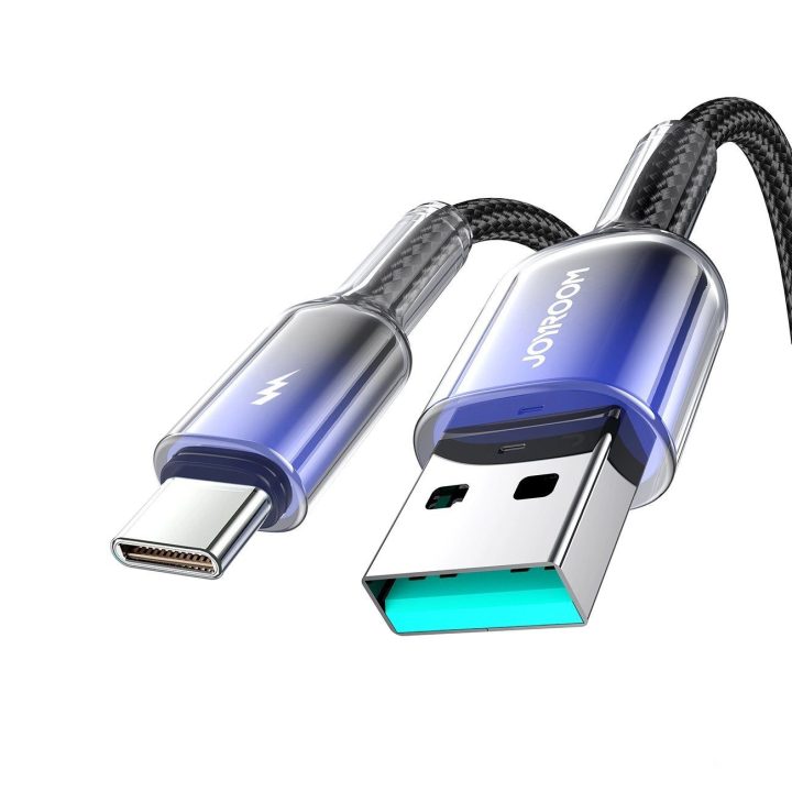 3A USB C laidas 1,2 m - juodas