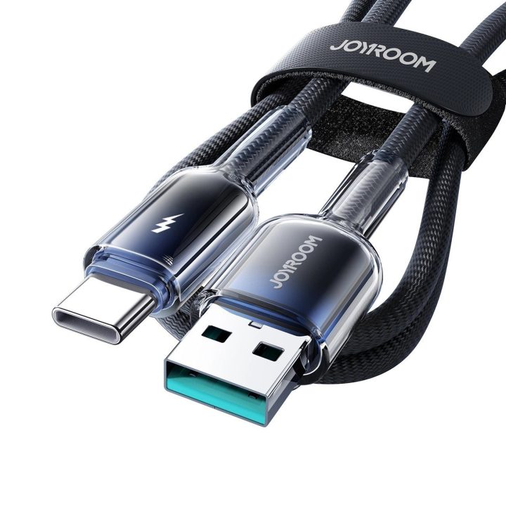 3A USB C laidas 1,2 m - juodas