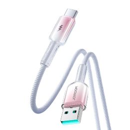 3A USB C 1,2 m kabelis – baltas