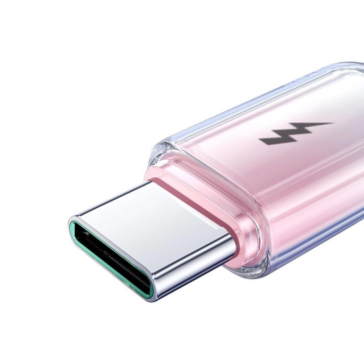 3A USB C 1,2 m kabelis – baltas