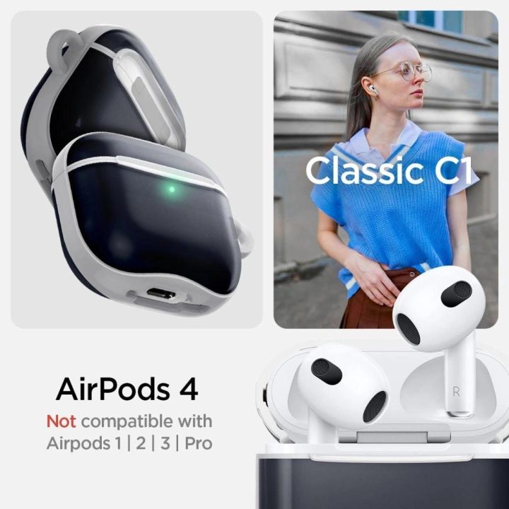 dėklas AirPods 4“ – grafitinis