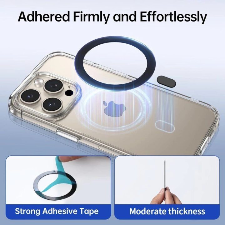 Ring MMP-100 su MagSafe (2 vnt.) - balta - juoda