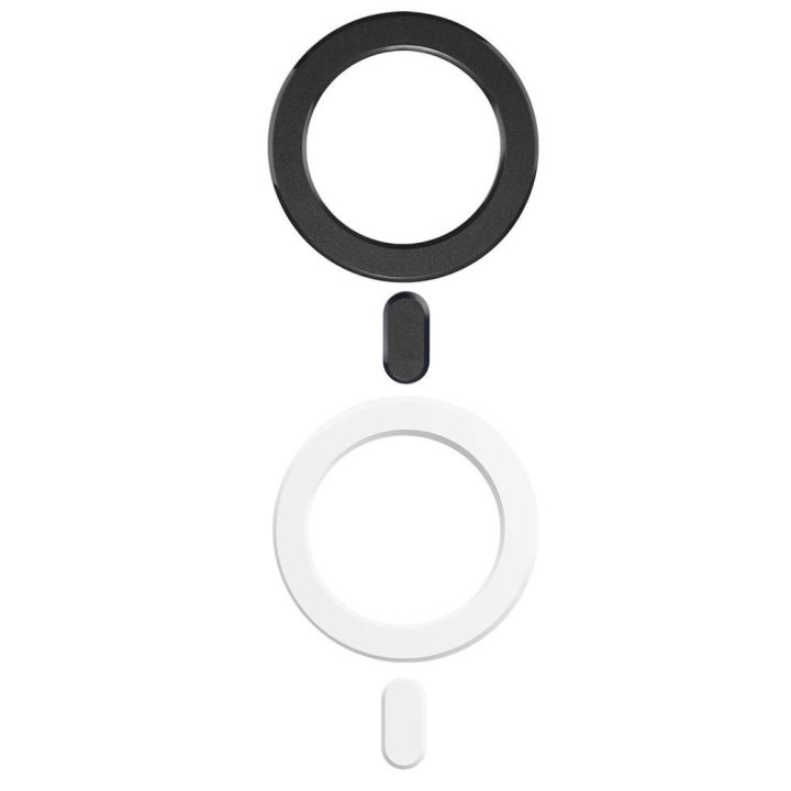 Ring MMP-100 su MagSafe (2 vnt.) - balta - juoda
