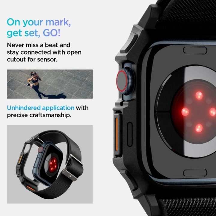 dirželis Apple Watch 10 42 mm – juodas