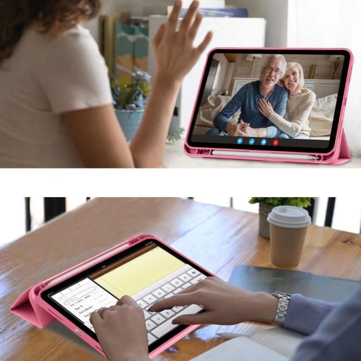 rašiklio dėklas iPad 10 / 2022 - rožinis