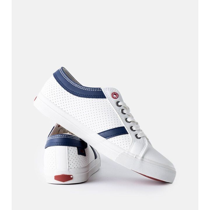 Baltos spalvos vyriški sportiniai bateliai CROSS JEANS